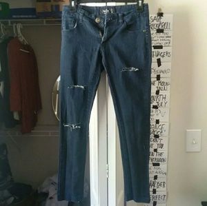 Papaya Black ripped jeans